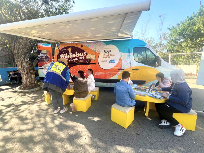 Près de 50.000 élèves ont profité du Bibliobus de Renault Maroc
