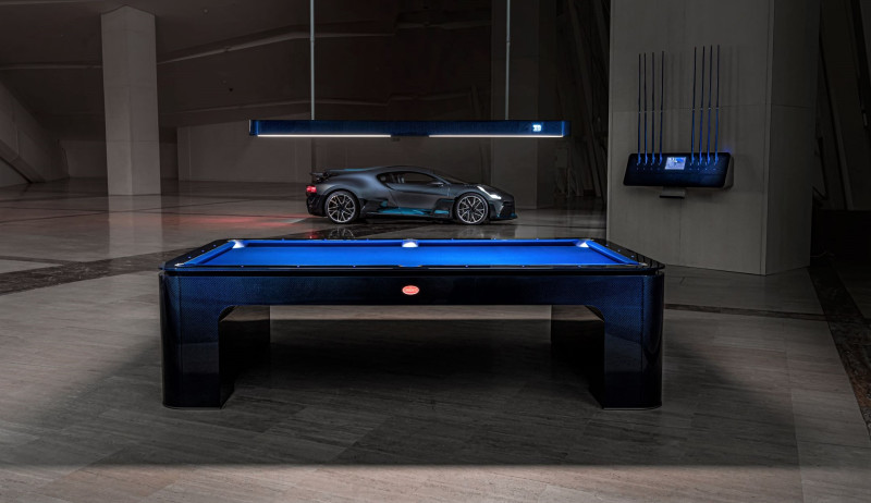 Première table de billard signée Bugatti