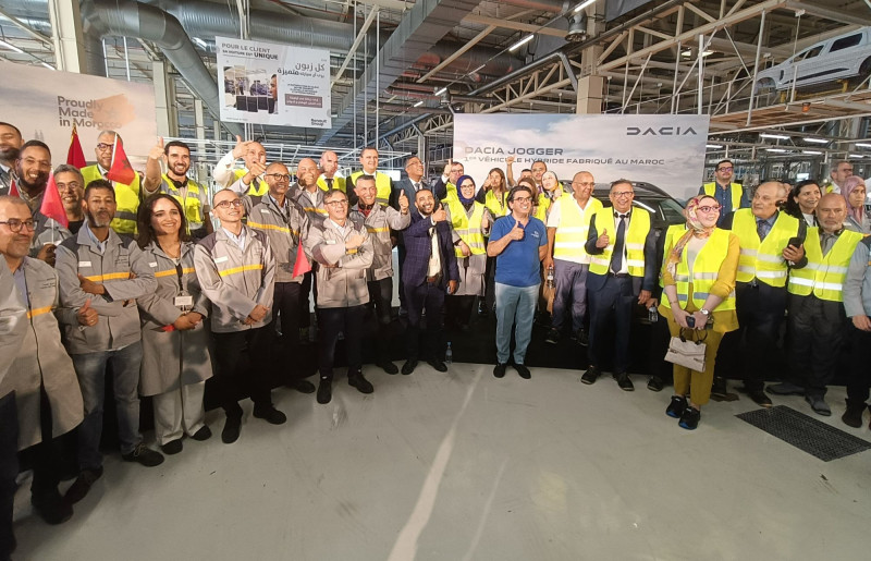 La production de Dacia Jogger lancée à l’usine de Renault Tanger