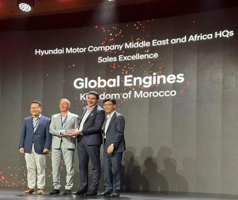Hyundai Maroc remporte le prix «Sales Excellence» de la région MEA