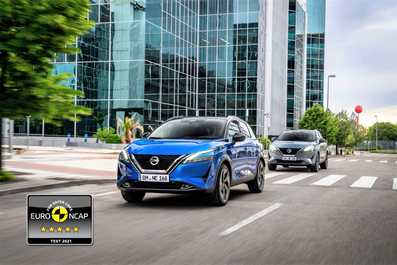 Cinq étoiles Euro-NCAP pour le Nissan Qashqai 
