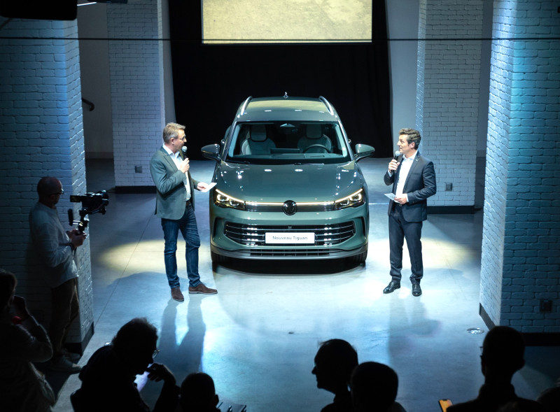 Volkswagen célèbre la révélation du Tiguan de troisième génération