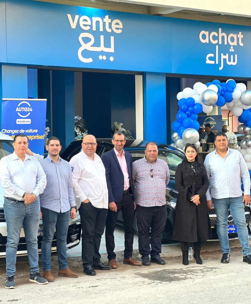 Véhicules d'occasion: Auto24 inaugure un showroom à Kénitra