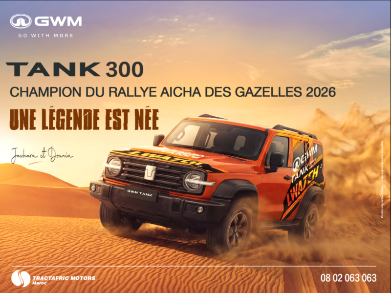 GWM célèbre son sacre au Rallye Aïcha des Gazelles avec le TANK 300